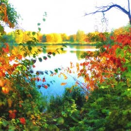 с солнечной подсветкой