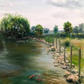 Рыбки в пруду