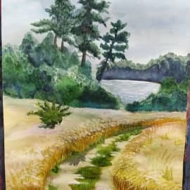 Дорога в поле ржи