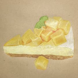 Чизкейк манговый