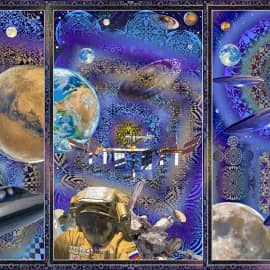 Реальные Виртуальности космических миров (триптих)