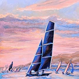 Карбоновая яхта. Серия "яхт-клуб", ZhNataly