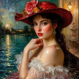 в стиле Дега и Ренуара