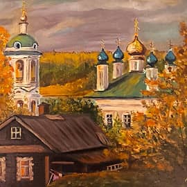 Плёс. Осень. Вечер.
