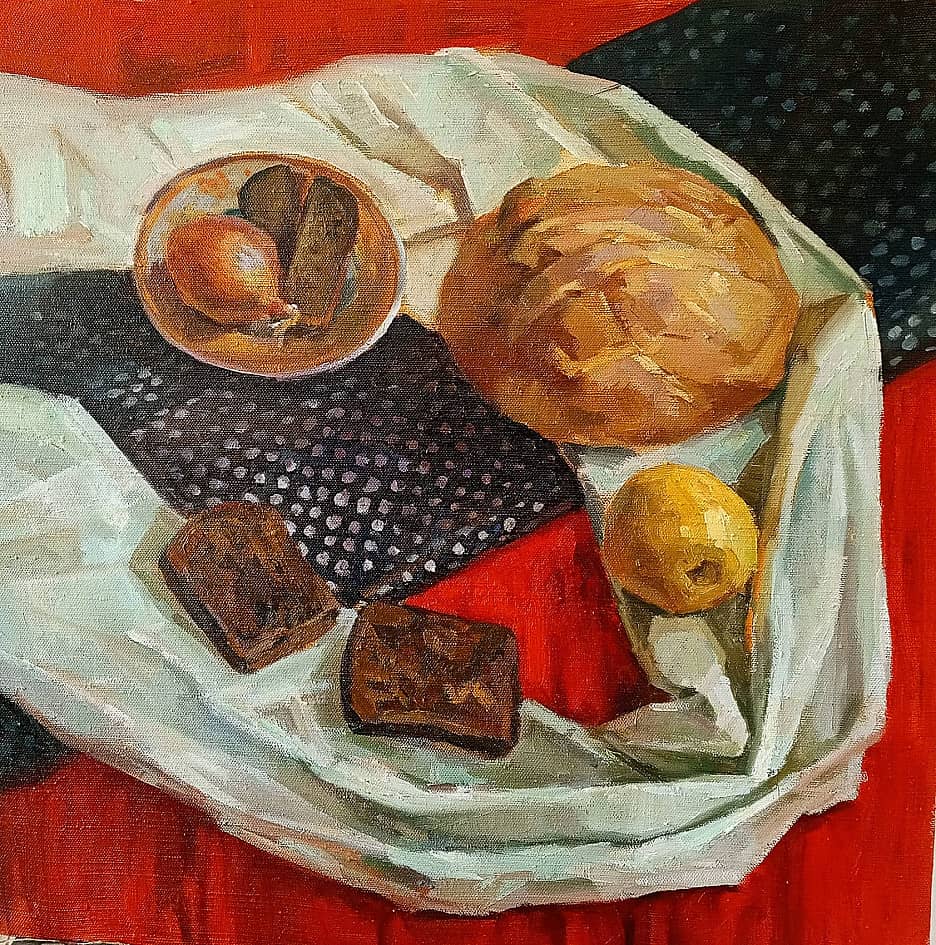 Натюрморт с хлебом