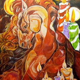 Символ Нового Года Красный Конь