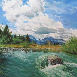 Оазис в Курайской степи