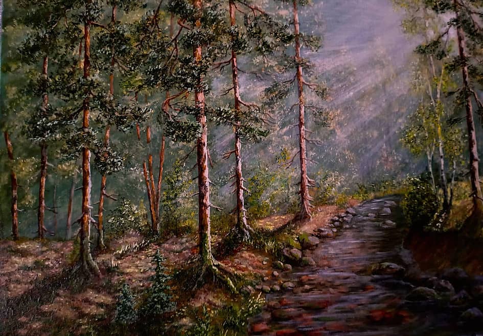 Бор сосновый. Терпким ароматом Воздух разогретый напоён...