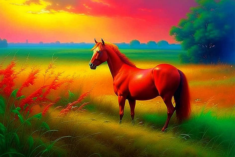 Красный конь
