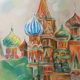 Храм Василия Блаженного 2 (фрагмент)