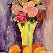 Натюрморт с розами