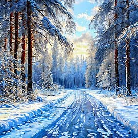 Зимняя дорога НС