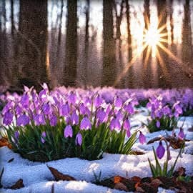 Весенние цветы.