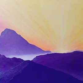 Восход в горах