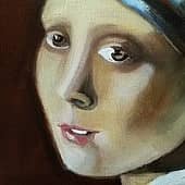 Vermeer cover (1), художник Светлана Стафиевская
