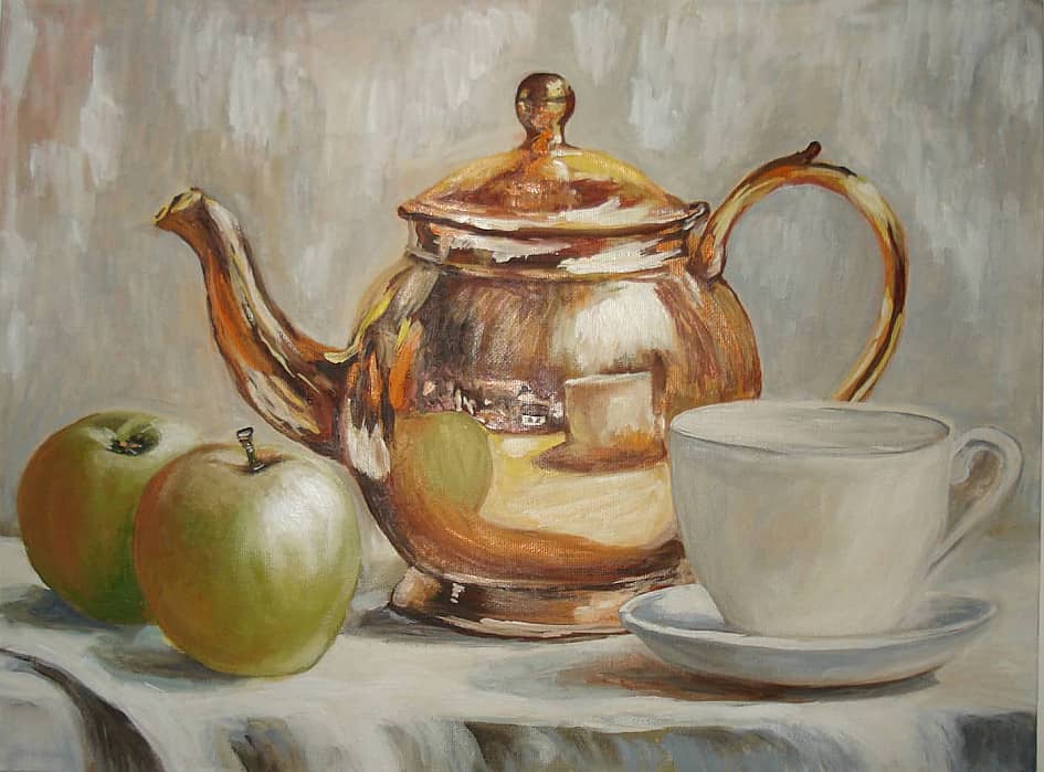 Натюрморт с чайником.
