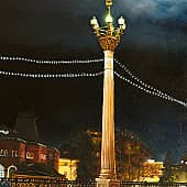 Ночью на Александровском мосту. г. Орел.