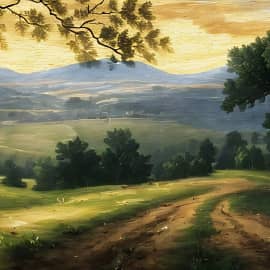 Картина "Дорога в прошлое"