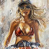 Погнали, художник Чернова Ольга