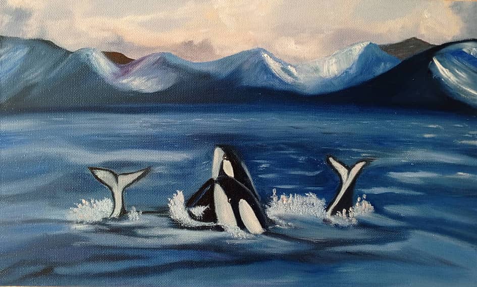 Морской пейзаж "В ожидании дождя"