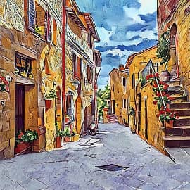 По городам.