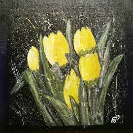 Жёлтые тюльпаны