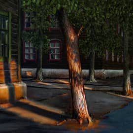 "Последние лучи, последние дворики"