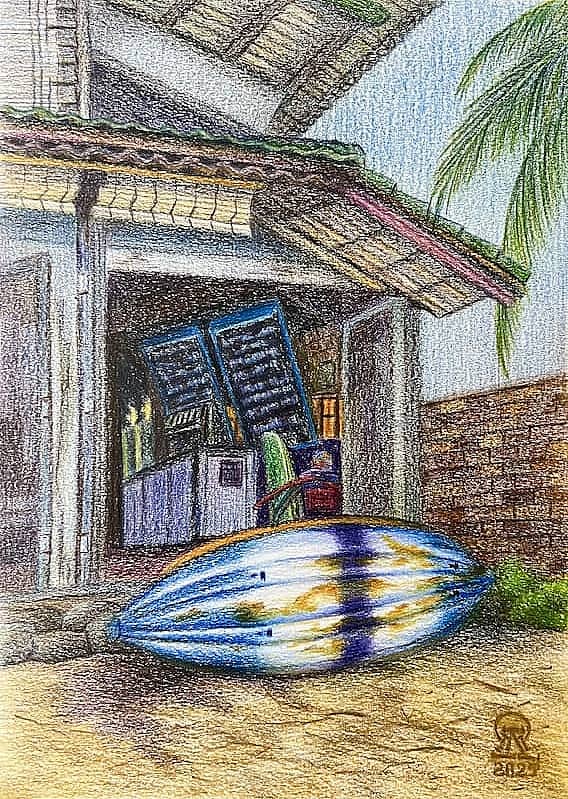 Фукуок. Старая лодка.