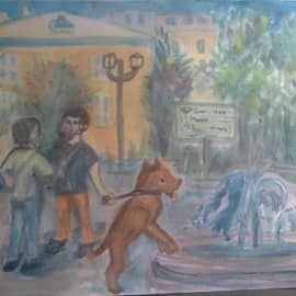 В жаркий полдень