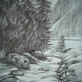 Ручей в горах.