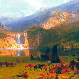 стоянка у озера