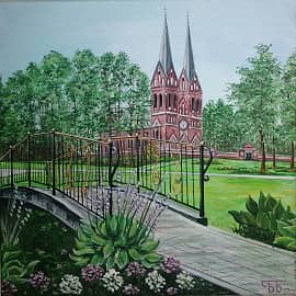 Католическая церковь Сердца Иисуса. Латвия