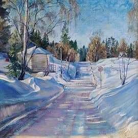 Прибытково. Железнодорожный переезд