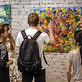 Картина Дуб и мудрость Абстракция маслом Екатерина Лебедева художник (4), художник Екатерина Лебедева