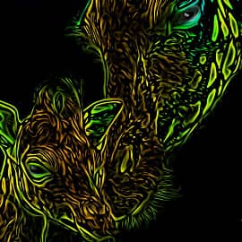 Малыш жирафа