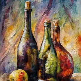 Вино и яблоко