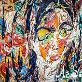 Картина Женский абстрактный портрет Екатерина Лебедева художник (2), художник Екатерина Лебедева