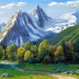 Вершины гор