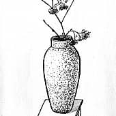 Ваза с веткой  Vase with a Branch