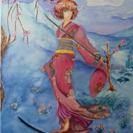 Девушка с катаной