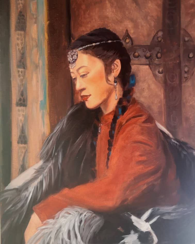Портрет молодой тибетки