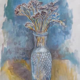 Зимние травы в вазе