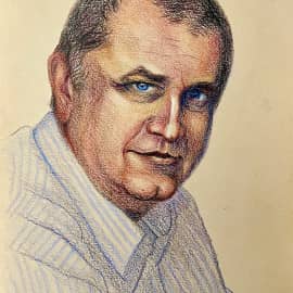 Мужской портрет. Скетч.