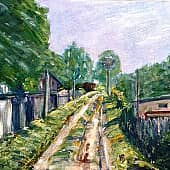 Сельская улочка.