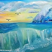 Морской водопад