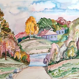 Малая родина. Брод на Филиновке с. Коврижка