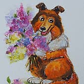 С букетом