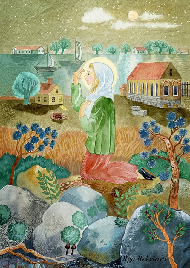 Иллюстрация к книге о Св.бл.Ксении Петербургской (2)
