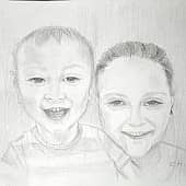 Безмятежность. Мои внуки (1), художник Наталия