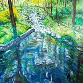 В весеннем парке.